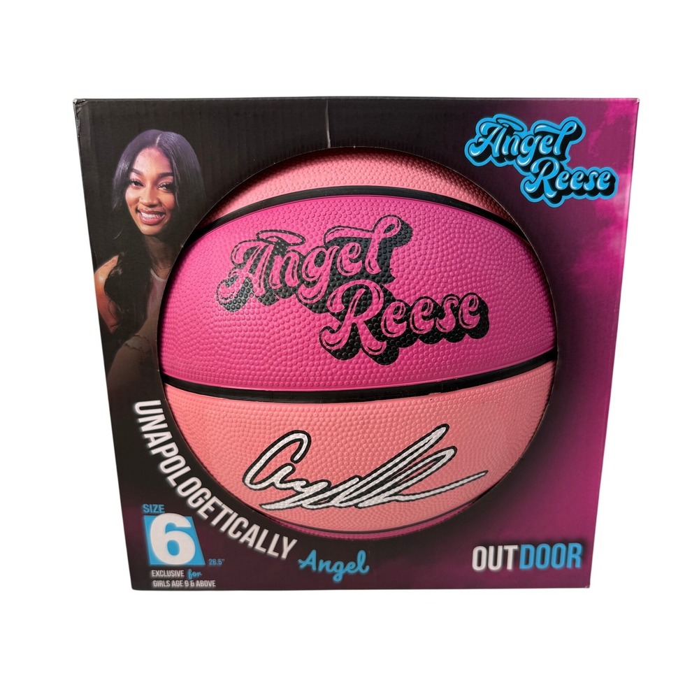 Angel Reese Unapologetically Angel Pink Outdoor Basketball Youth 6 28.5" NEW